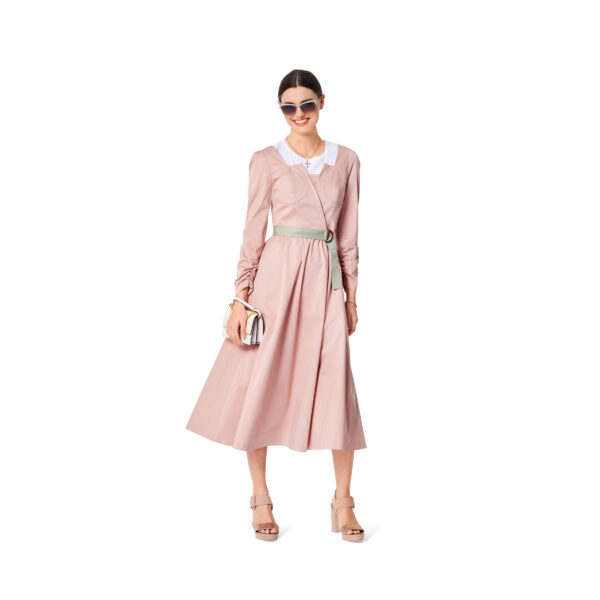 Burda Style Schnittmuster Nr. 6042 - Kleid - Kleider im Retro-Look - Armvariante – Bild 6