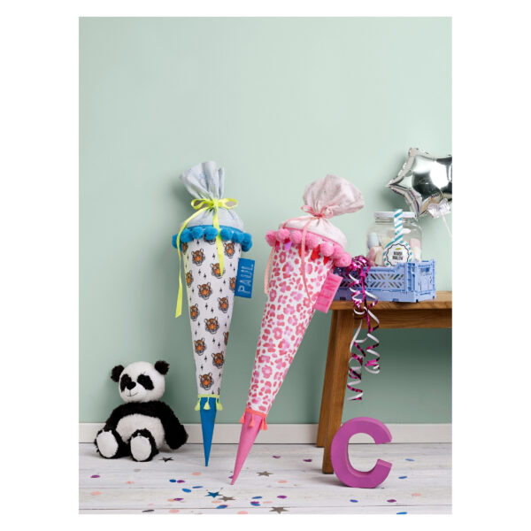 Burda Kids Schnittmuster Nr. 9256 - Schulaccessoires - Zuckertüte, Turnbeutel .. – Bild 2