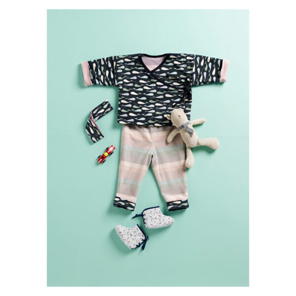 Burda Kids Schnittmuster Nr. 9257 - Babyausstattung - Hose - Jacke - Schuhe – Bild 3