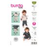 Burda Kids Schnittmuster Nr. 9257 - Babyausstattung - Hose - Jacke - Schuhe