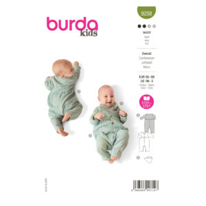 Burda Kids Schnittmuster Nr. 9258 - Overall - Dreieckstuch - praktisch - bequem