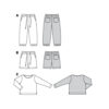 Burda Kids Schnittmuster Nr. 9261 - Kombination - Shirt und Hose - kurz o. lang – Bild 11