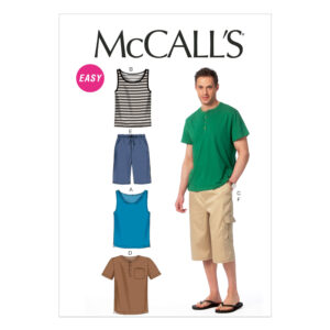 McCall's Schnittmuster M6973 - Shirt - Hose - lässig sportlich - für Herren