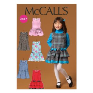 McCall's Schnittmuster M7008 - Rock - Trägerrock - Mädchen