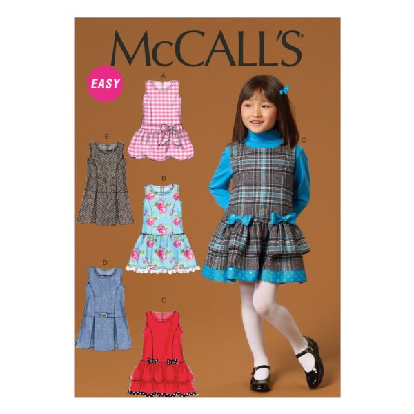 McCall's Schnittmuster M7008 - Rock - Trägerrock - Mädchen