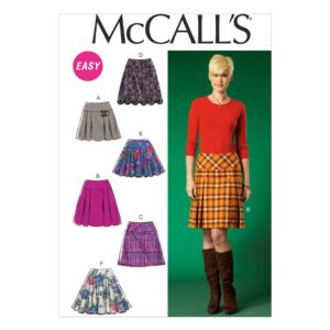 McCall's Schnittmuster M7022 - Rock - mit Sattel und verschiedene Ansätze