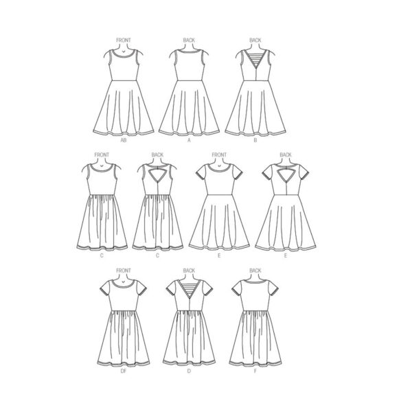 McCall's Schnittmuster M7079 - Kleid - Mädchen - Teenie – Bild 5