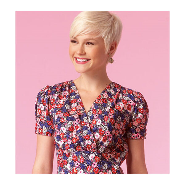 McCall's Schnittmuster M7116 - Kleid - Carmenausschnitt - Raffung – Bild 2