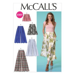 McCall's Schnittmuster M7131 - Rock - Hosenrock