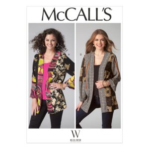 McCall's Schnittmuster M7132 - Jacke - Cardigan - Strickjacke