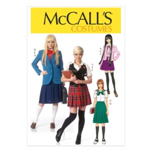 McCalls Schnittmuster M7141 - Cosplay - Kostüm - Schuluniform