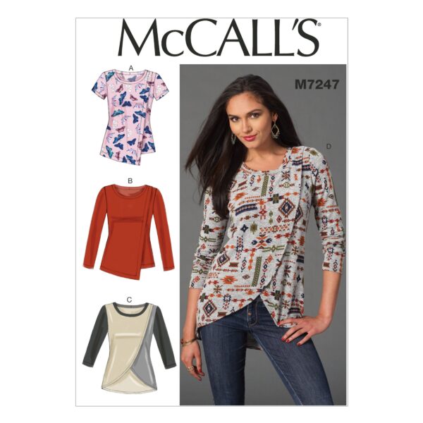McCalls Schnittmuster M7247 - Shirt - Longsleeve - Lagenlook