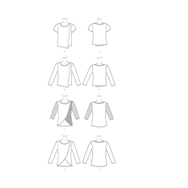 McCalls Schnittmuster M7247 - Shirt - Longsleeve - Lagenlook – Bild 5