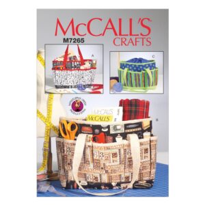 McCalls Schnittmuster M7265 - Tasche - Utensilo - Handarbeitstasche