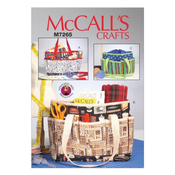 McCalls Schnittmuster M7265 - Tasche - Utensilo - Handarbeitstasche