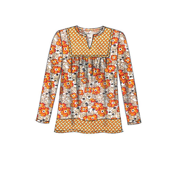 McCalls Schnittmuster M7284 - Bluse - lässige Weite - Trachtenstil – Bild 2
