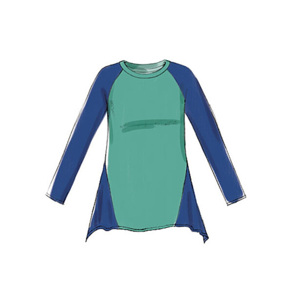 McCalls Schnittmuster M7286 - Shirt - mit eingesetzten Ecken – Bild 2