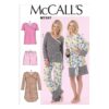McCalls Schnittmuster M7297 - Schlafanzug - Hausanzug