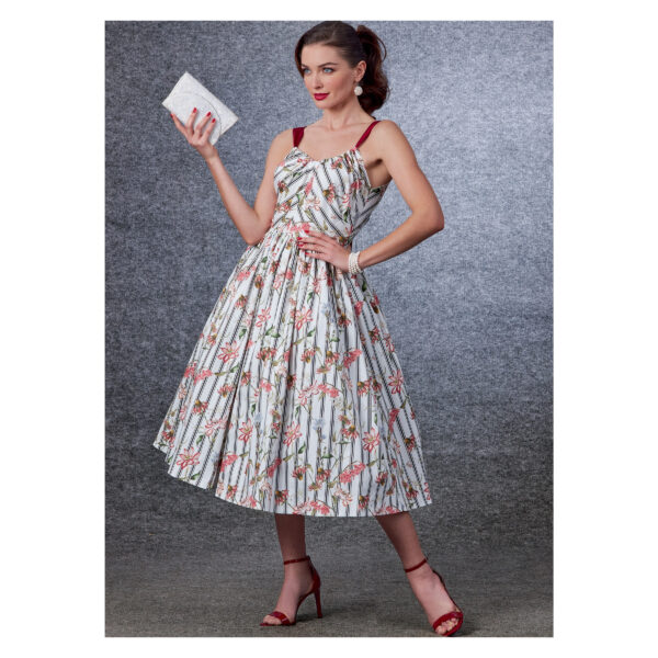 Vogue Schnittmuster V1696 - Kleid im Vintage Stil - ca. 1954 – Bild 2