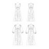 Vogue Schnittmuster V1699 - Kleid - Oberteil angeriehen - V-Ausschnitt – Bild 7