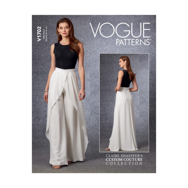 Vogue Schnittmuster V1702 - Hose - Hosenrock - Kombination