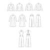 Vogue Schnittmuster V1741 - Kombination - Hosenanzug, Kleid und Overall – Bild 9