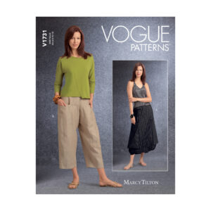 Vogue Schnittmuster V1731 - Hose oder Rock - beides möglich