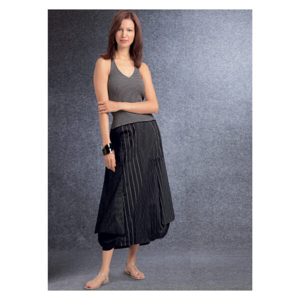 Vogue Schnittmuster V1731 - Hose oder Rock - beides möglich – Bild 3