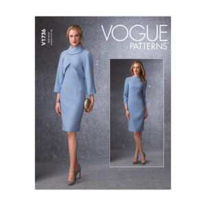 Vogue Schnittmuster V1736 - Kleid - Etuikleid mit Bolerojacke