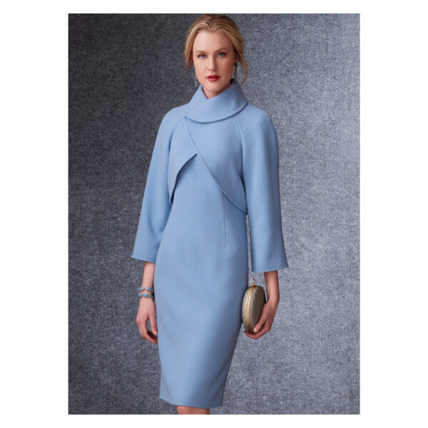 Vogue Schnittmuster V1736 - Kleid - Etuikleid mit Bolerojacke – Bild 2