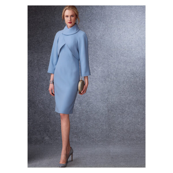 Vogue Schnittmuster V1736 - Kleid - Etuikleid mit Bolerojacke – Bild 4