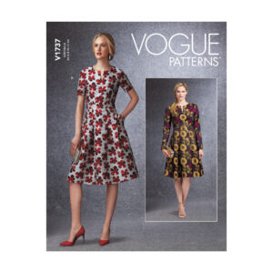 Vogue Schnittmuster V1737 - Kleid - mit schmalem oder weitem Rock
