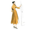 Vogue Schnittmuster V1738 - Mantel - Retro ca. 1948 - Eleganz – Bild 3