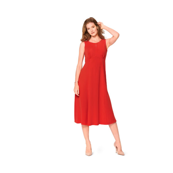 Burda Style Schnittmuster Nr. 6133 - Kleid - Kleider mit schwingendem Rock – Bild 2