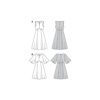 Burda Style Schnittmuster Nr. 6133 - Kleid - Kleider mit schwingendem Rock – Bild 9