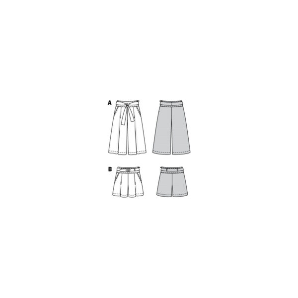 Burda Style Schnittmuster Nr. 6138 - Hose - Culotte und Short – Bild 9