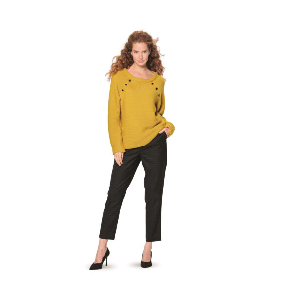 Burda Style Schnittmuster Nr. 6151 - Pullover - Long-Pulli – Bild 5