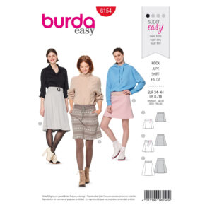 Burda Style Schnittmuster Nr. 6154 - Rock - lang & kurz