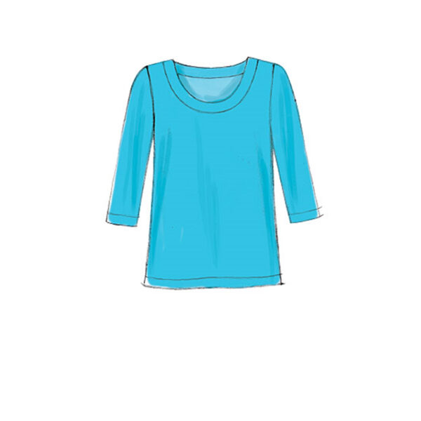 McCalls Schnittmuster M7322 - T-shirt - Basic - Rundhalsausschnitt – Bild 2