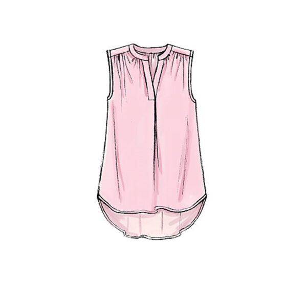 McCalls Schnittmuster M7324 - Bluse - mit Sattel und Knopfleiste – Bild 2