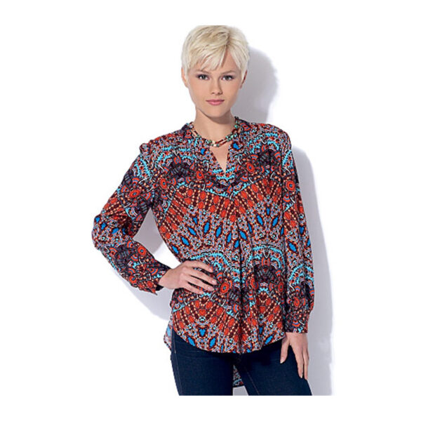 McCalls Schnittmuster M7324 - Bluse - mit Sattel und Knopfleiste – Bild 3