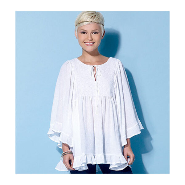 McCalls Schnittmuster M7325 - Bluse - lässige Weite - Trachtenstil – Bild 2