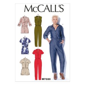 McCalls Schnittmuster M7330 - Overall - Hosenanzug