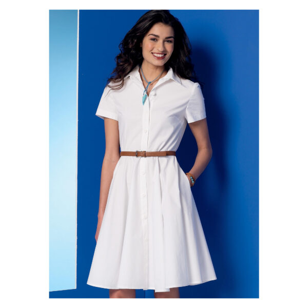 McCalls Schnittmuster M7351 - Kleid - Knopfleiste - Gürtel – Bild 2