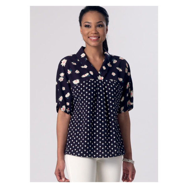 McCalls Schnittmuster M7359 - Bluse - V-Ausschnitt - Kurzarm – Bild 2