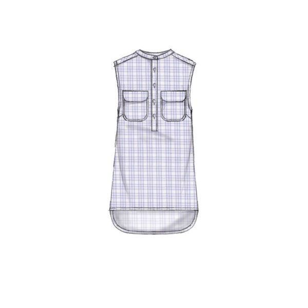 McCalls Schnittmuster M7360 - Bluse - leger - mit Brusttasche – Bild 3