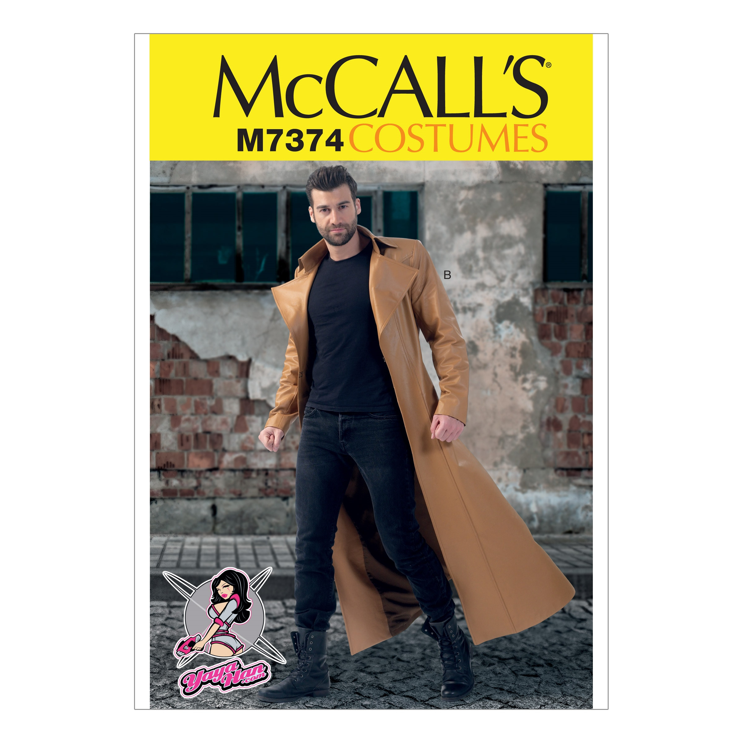 M7398 McCalls Sewing Pattern Costume Yaya Han Cosplay Leotard Collar Cuffs 14-22