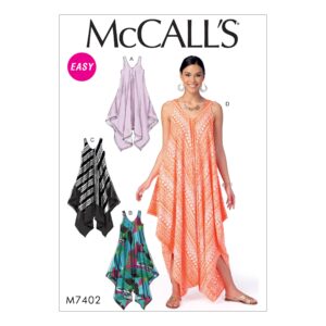 McCalls Schnittmuster M7402 - Kleid - weit fallend - leger