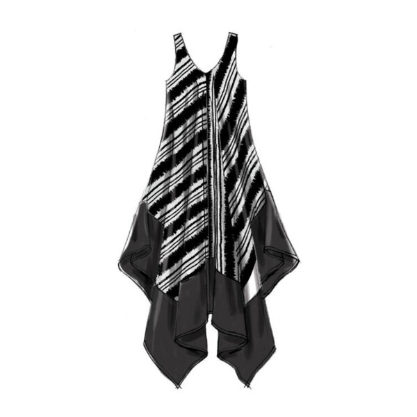McCalls Schnittmuster M7402 - Kleid - weit fallend - leger – Bild 4