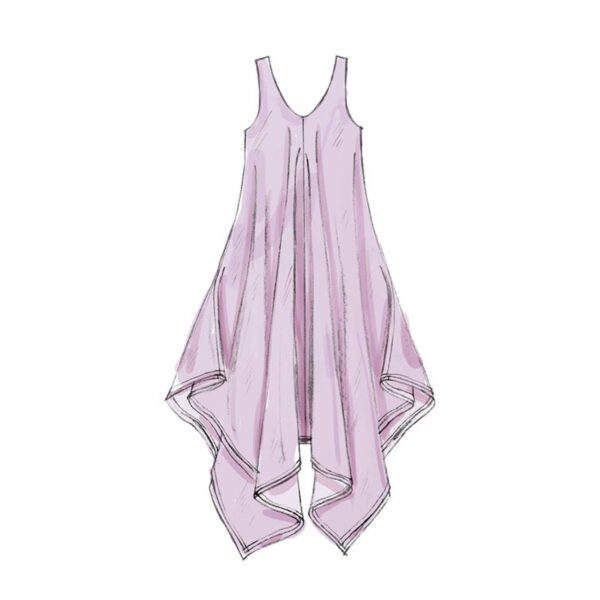 McCalls Schnittmuster M7402 - Kleid - weit fallend - leger – Bild 5